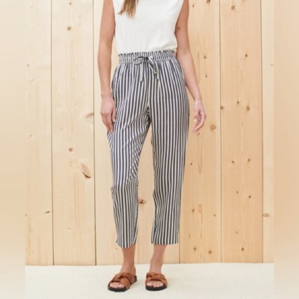 JENNI KAYNE RIO STRIPED TROUSER - SILK/VISCOSE